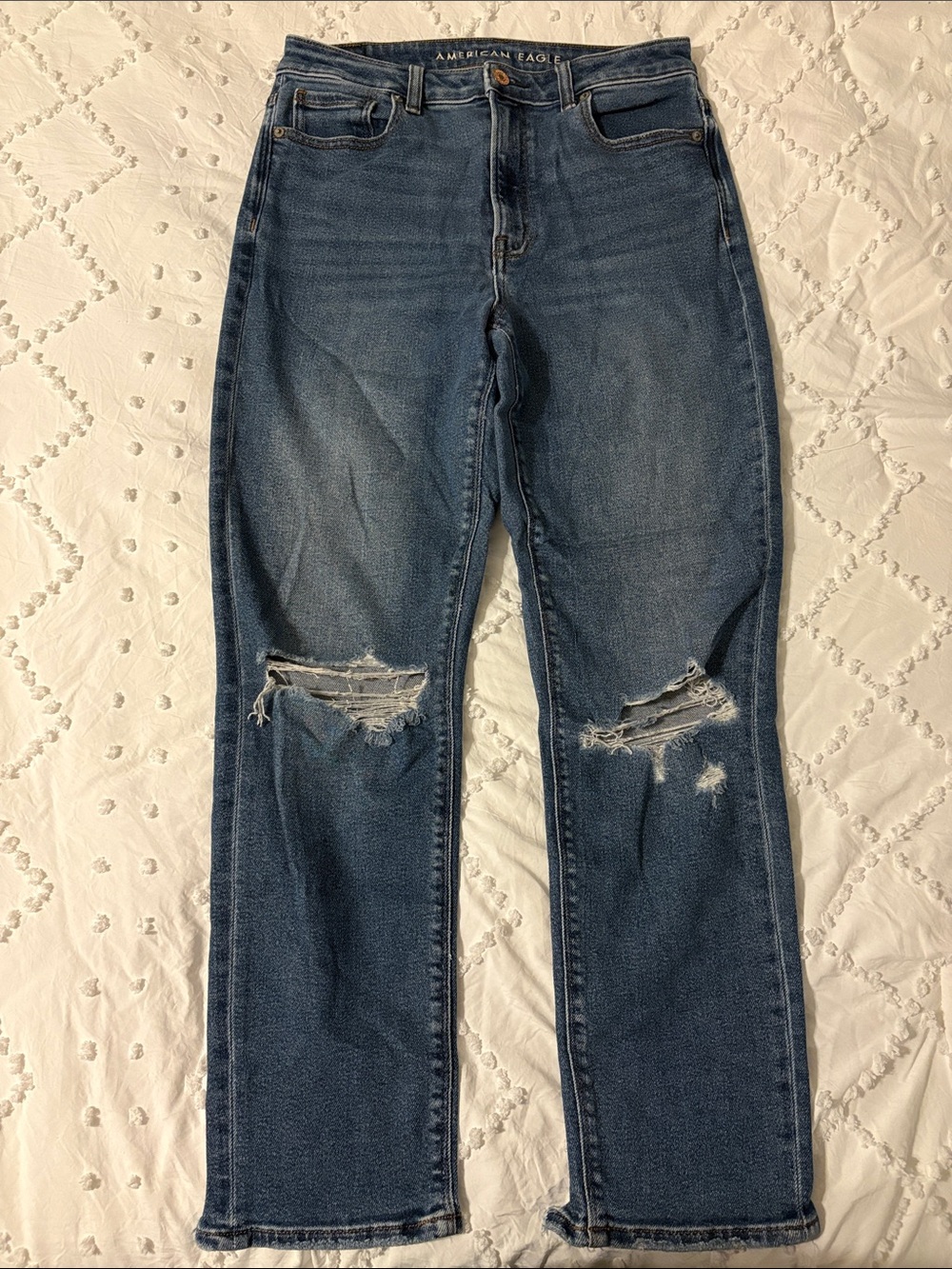 American Eagle Stretch Straight-Leg Jeans
